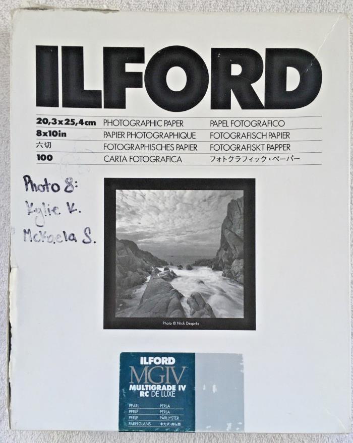 Ilford Multigrade IV RC Deluxe 1771318 Pearl Photographic Paper 8