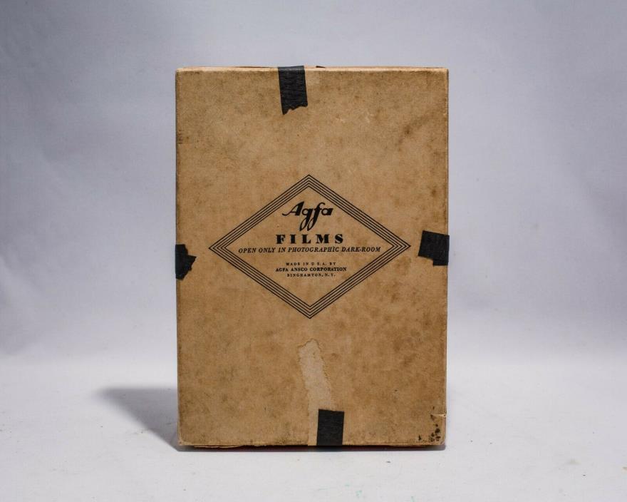 Box for Agfa Films 5x7 Printing Paper 1930's 1938 Eml No. 184 Nitrate Box