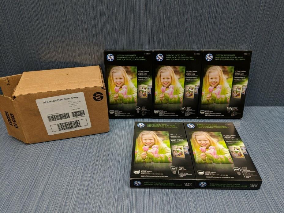 HP Genuine Professional Photo Paper 500 Sheets 4x6 Glossy CR759A