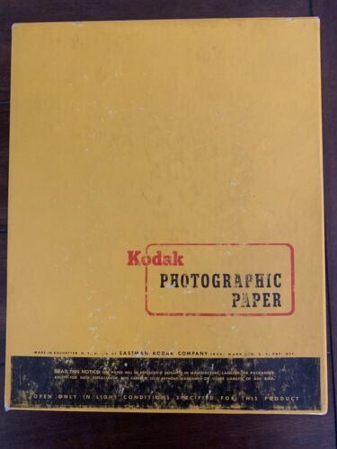 Vintage Kodak Photo Paper Double Weight Polycontrast F 8x10in 250Sheets EXP 1963
