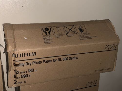 Fujifilm Quality Dry Photo Paper for DL600 Series Lustre 6 in x 590 ft 2 Rolls