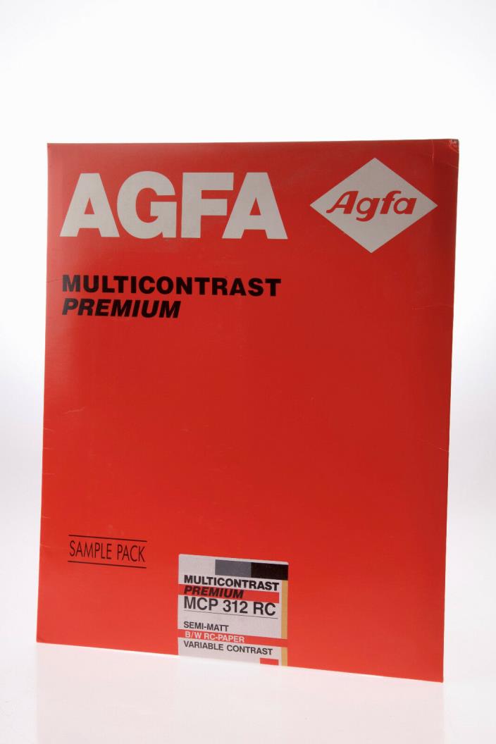 Agfa Multi Contrast Premium MCP 312 RC 8x10 Photographic Paper