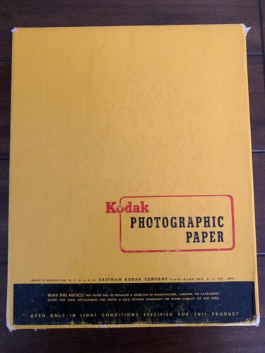 Vintage Kodak Photo Paper Double Weight Polycontrast N 8x10in 250Sheets EXP 1961
