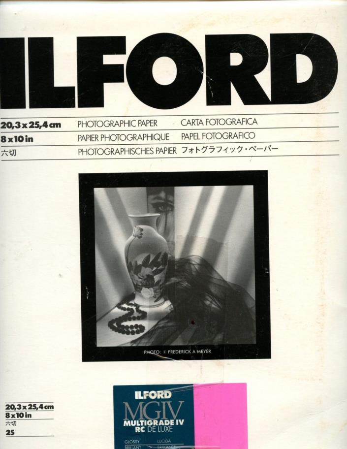 ILFORD Photographic Paper Glossy Multigrade IV RC Deluxe 8