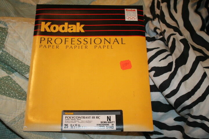 Rochester, New York Kodak Professional black and white paper 25 pack 8 X 10 new