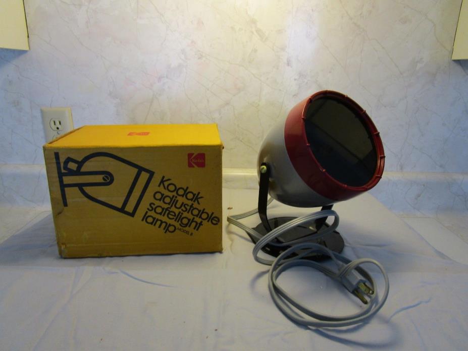 Kodak Adjustable SafeLight Lamp with original box