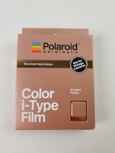 Polaroid Originals Instant Color Film i-Type Rose Gold Edition 8 Pack New