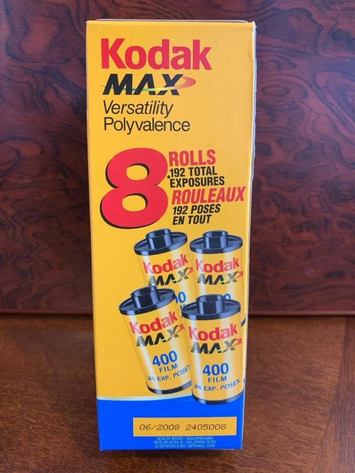 Kodak Max 400 Film, 4 Roll pack, 192 Total Exposure