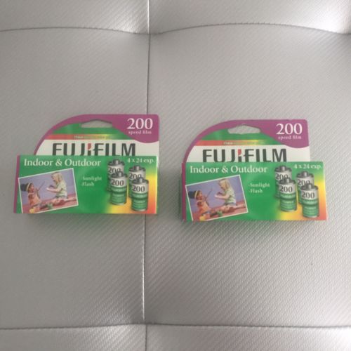 Fujifilm Fujicolor 200 Speed 24 Exposure 35mm Film 4 Pack EXP 2019 / 02