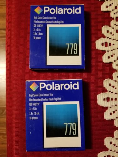 Polaroid 779 Instant color Film, AS IS!  Expired 07/2003, (LOT of 2!)