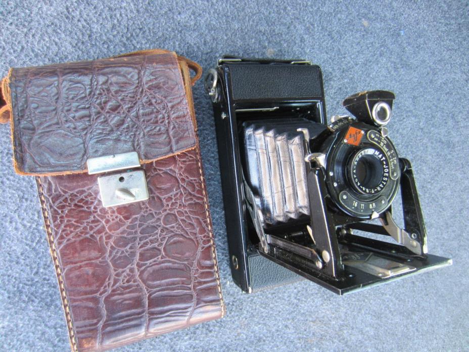AGFA - Bellows Camera with Original Leather Case