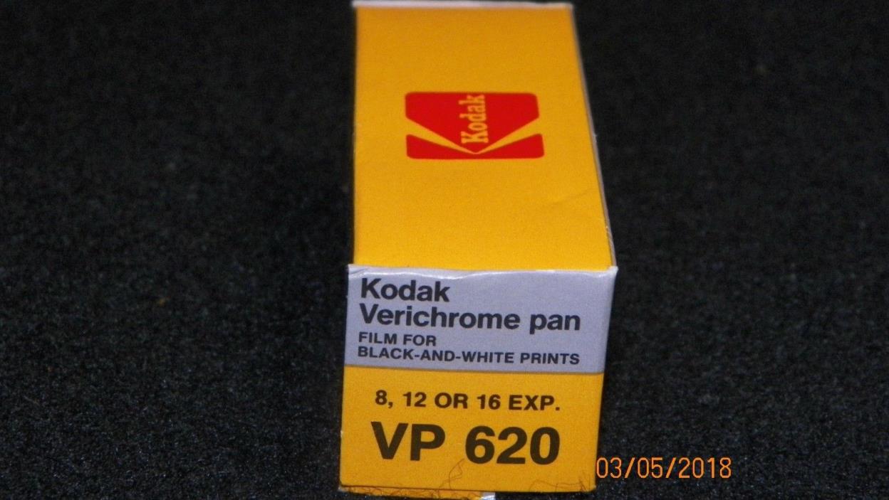 Vtg Kodak Verichrome Pan VP 620  Film Develop before dated 1980 Very Rare