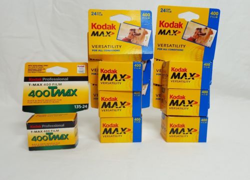 Kodak Max 400 Color Negative Film ISO 400 24 exp 35mm