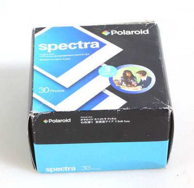 POLAROID SPECTRA IMAGE COLOR INSTANT FILM EXPIRED 3 PACK 30 PHOTO AS IS