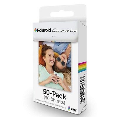 New Polaroid Premium ZINK Photo Paper 50 Sheets 2x3 inch SnapZ2300