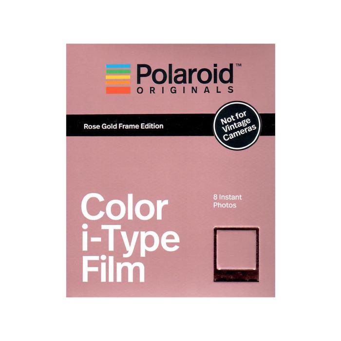 NEW POLAROID ORIGINALS COLOR I-TYPE FILM ROSE GOLD FRAME FAST FREE SHIPPING!