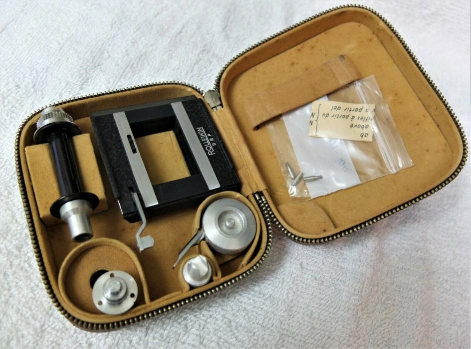 Rollei Rolleiflex Rolleikin 3.5 35mm Film Adapter Converter Kit with Case
