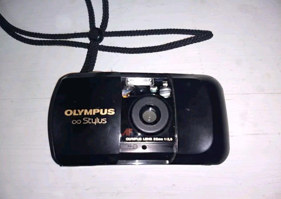 Olympus Infinity Stylus 35mm Fully Automatic Film Camera tested and working