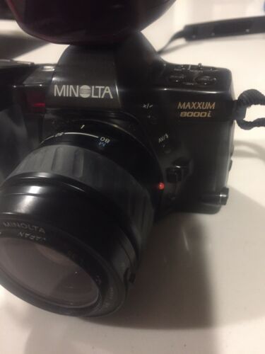 Minolta Maxxum 8000I Black 35mm Camera Body