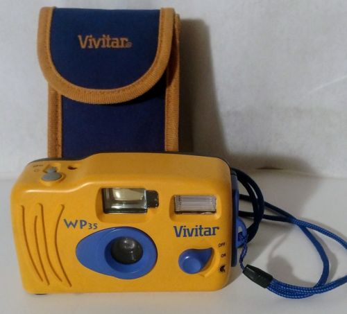 Vivitar Film Camera WP35 Yellow & Blue