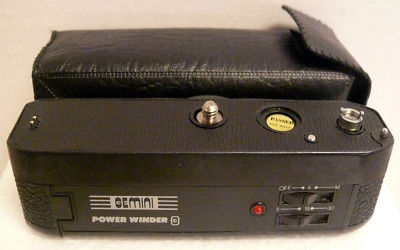 GEMINI SLR Film Camera Power Winder & Soft Case