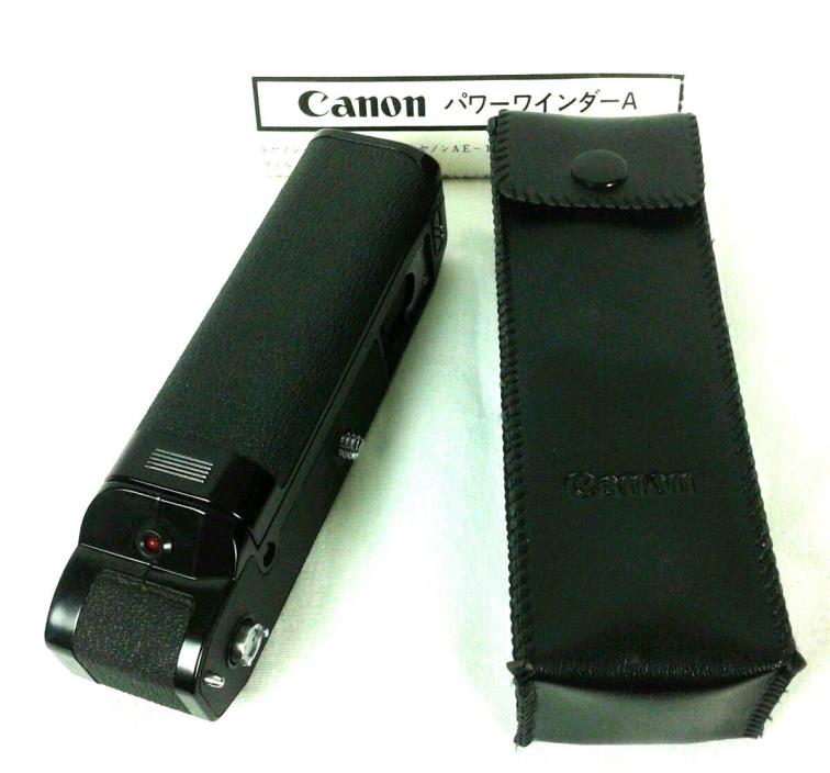 CANON POWER WINDER A With Case Japan Excellent