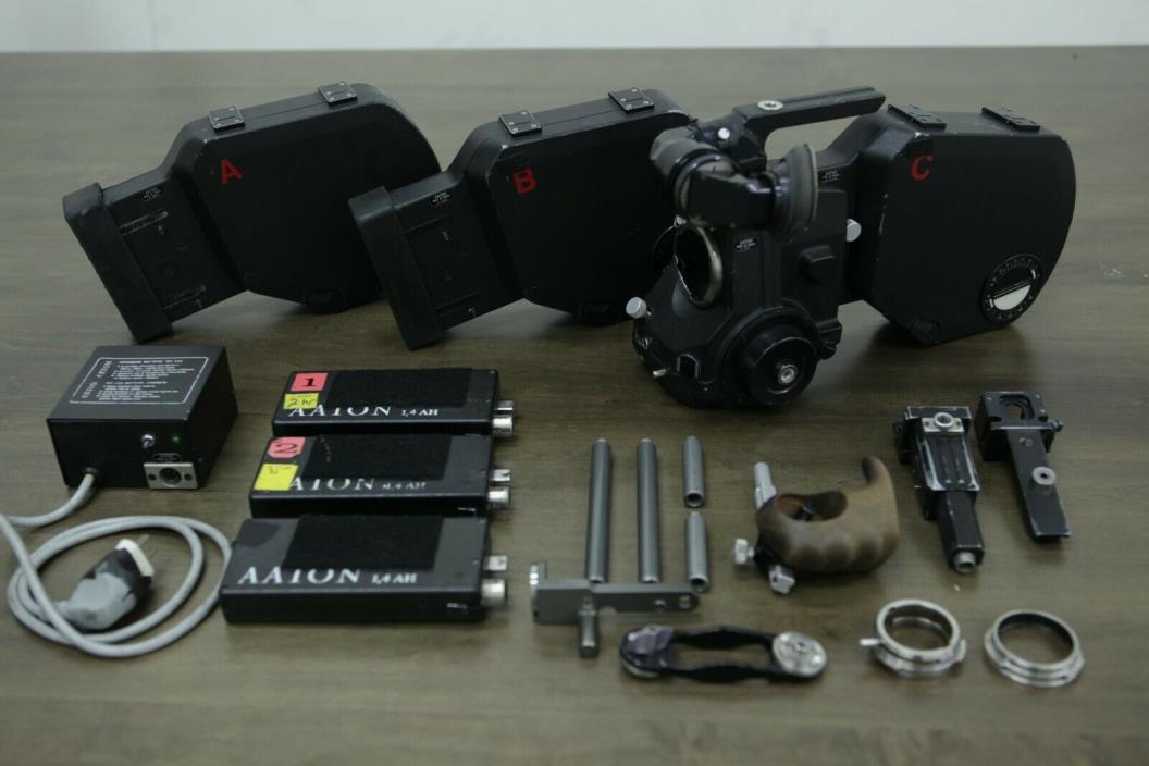 Aaton LTR 7 Super 16mm Camera Package (Mags, Batteries, Rods, Viewfinder Prism)