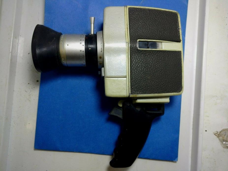 Bauer 88R Vintage Movie Camera 8mm Film Bauer Vario 1.8 9-32mm Zoom Lens Germany