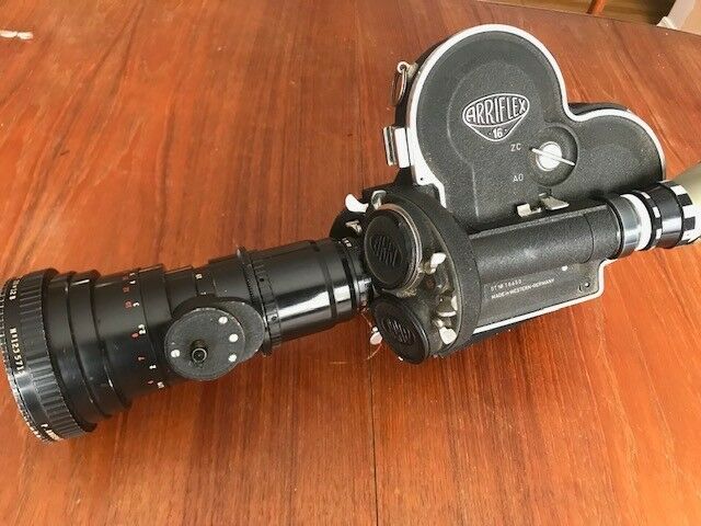 ArriflexARRI 16Se 16mm w/Angenieux Lens 12/240mm zoom. Not known if camera works