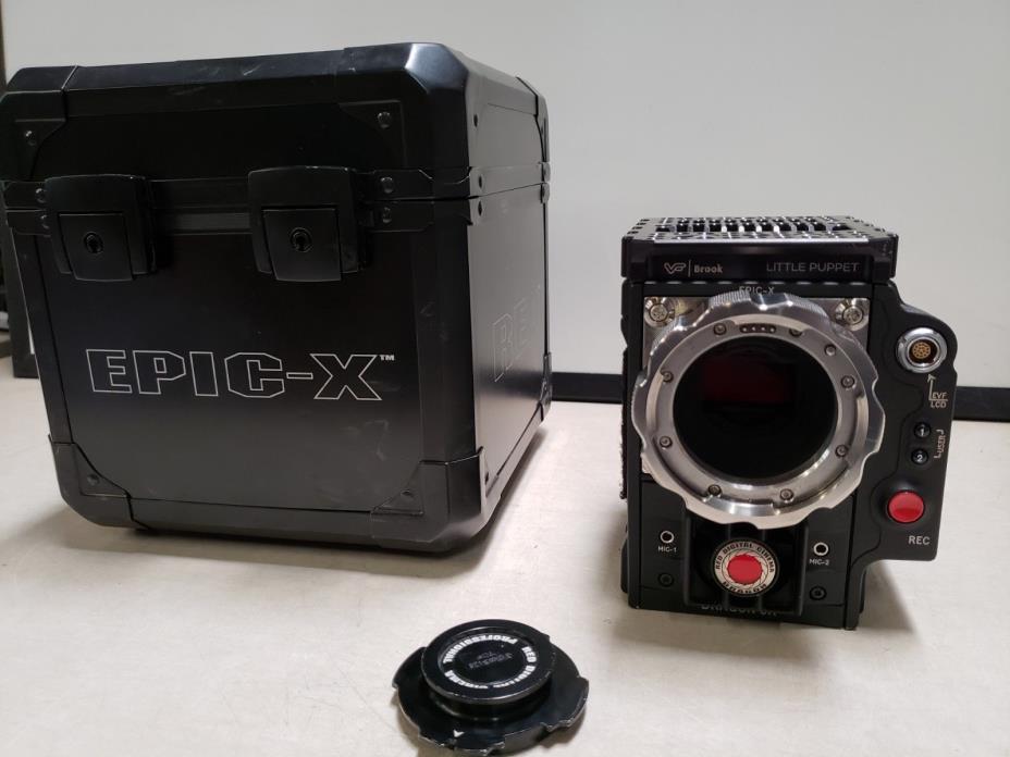 Red Digital Cinema Epic-X Dragon S35 6K Camera ONLY 143.5 Hours with Case