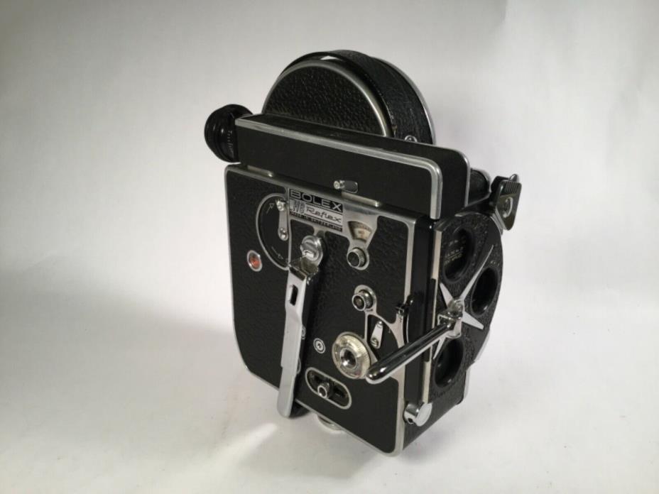 Bolex H8 Reflex 8mm Film Motion Picture Cine Movie Camera  Lens Mount VTG WORKS