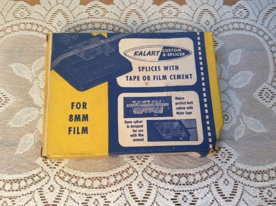 Vintage Kalart Custom 8 Splicer Model S-4 For 8mm Film