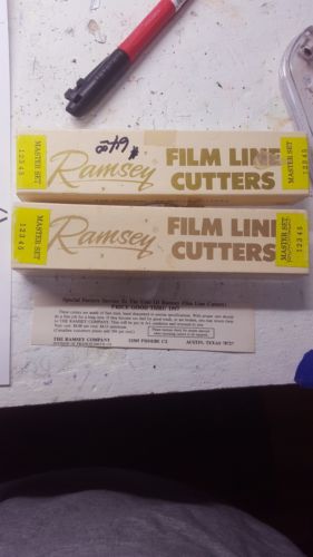 Ramsey Film Line Cutters complete in original boxes