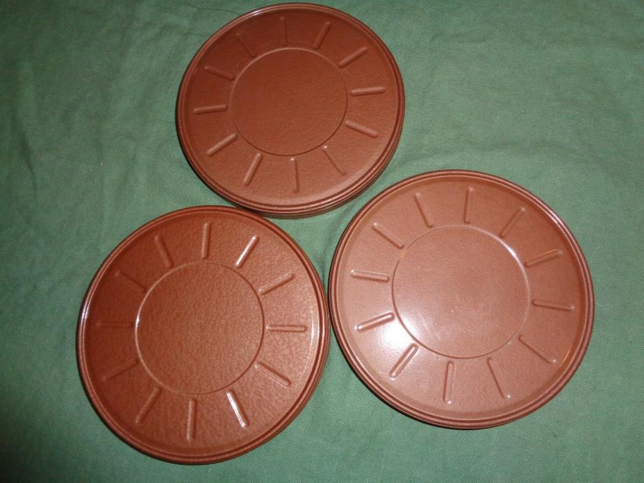 (3195) 3 Goldberg Brothers Bronze 16mm Film 7 inch Cans