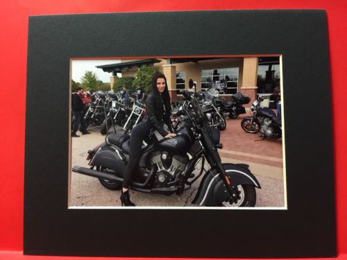 INDIAN MOTORCYCLE PHOTO PROFESSIONALLY MATTED TO 8” x 10”