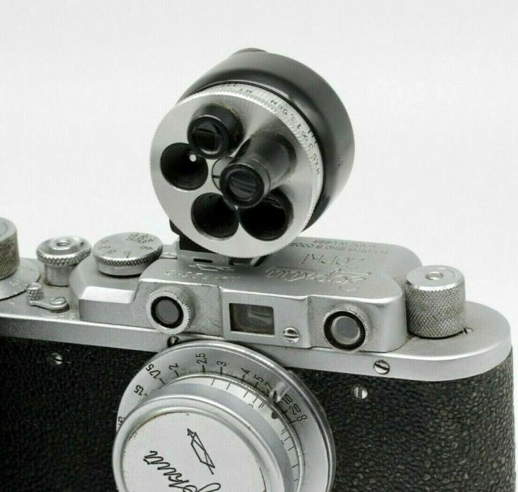 RARE Universal Turret VIEWFINDER Fed Leica Zorki Rangefinder 28/35/50/85/135mm
