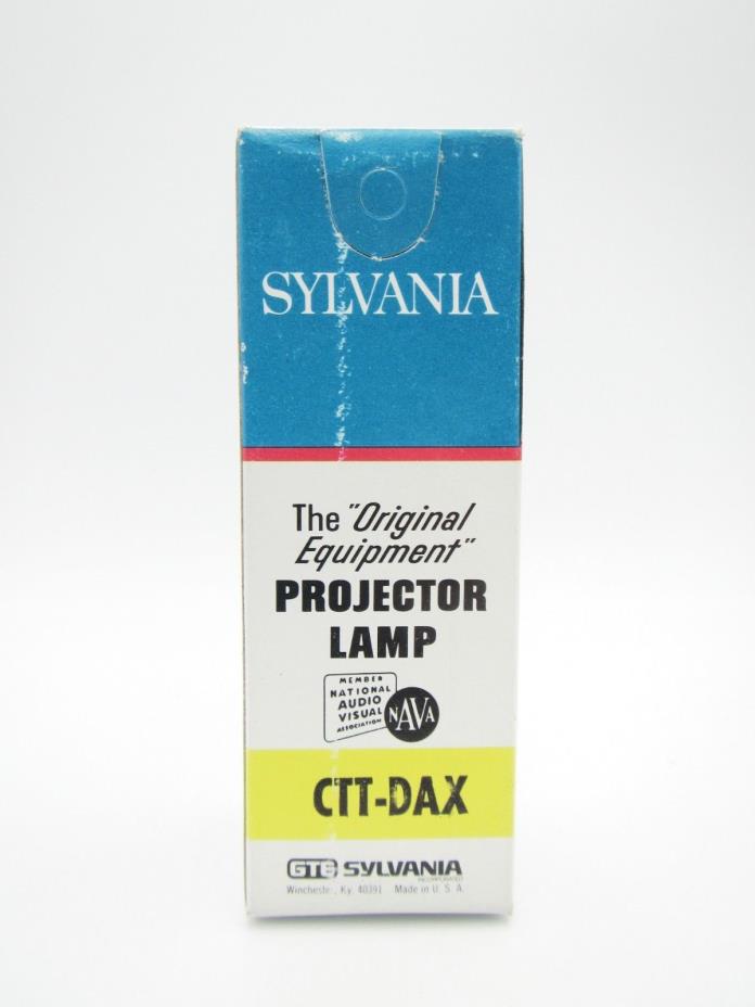 Vintage NOS Sylvania CTT - DAX Projector Projection Lamp Bulb 120V 1000W
