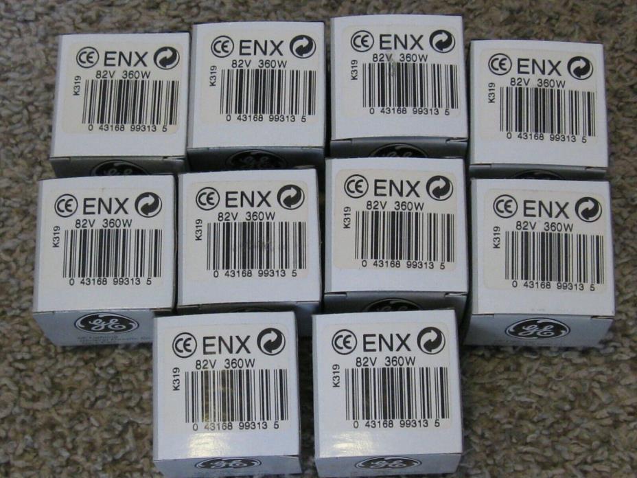 Lot of 10 NEW GE ENX Photo Projector Projection Lamp Bulb 82V 360W NOS