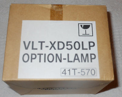 NIB Mitsubishi original VLT-XD50LP OPTION-LAMP XD50, XD50U DLP, and XD60U DLP