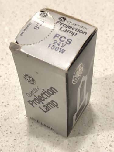 FCS GE General Electric FCS 24V 150W AV/Photo Projection Lamp Projector Bulb NOS
