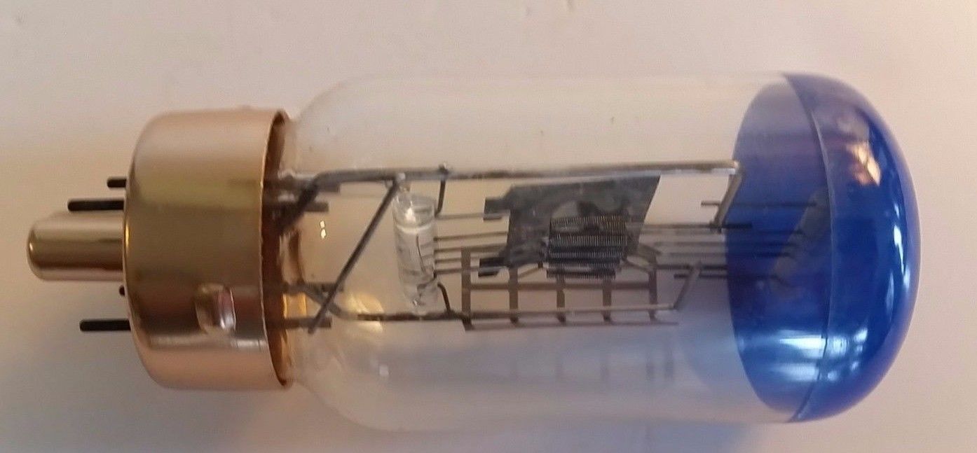 PROJECTION LAMP BULB General Electric DFW 500W 115-120V Blue Cap UNUSED