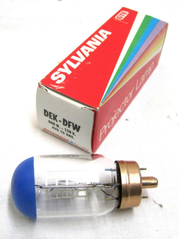 SYLVANIA DEK-DFW Projector Projection Lamp Bulb AVG 25-HR LAMP NOS