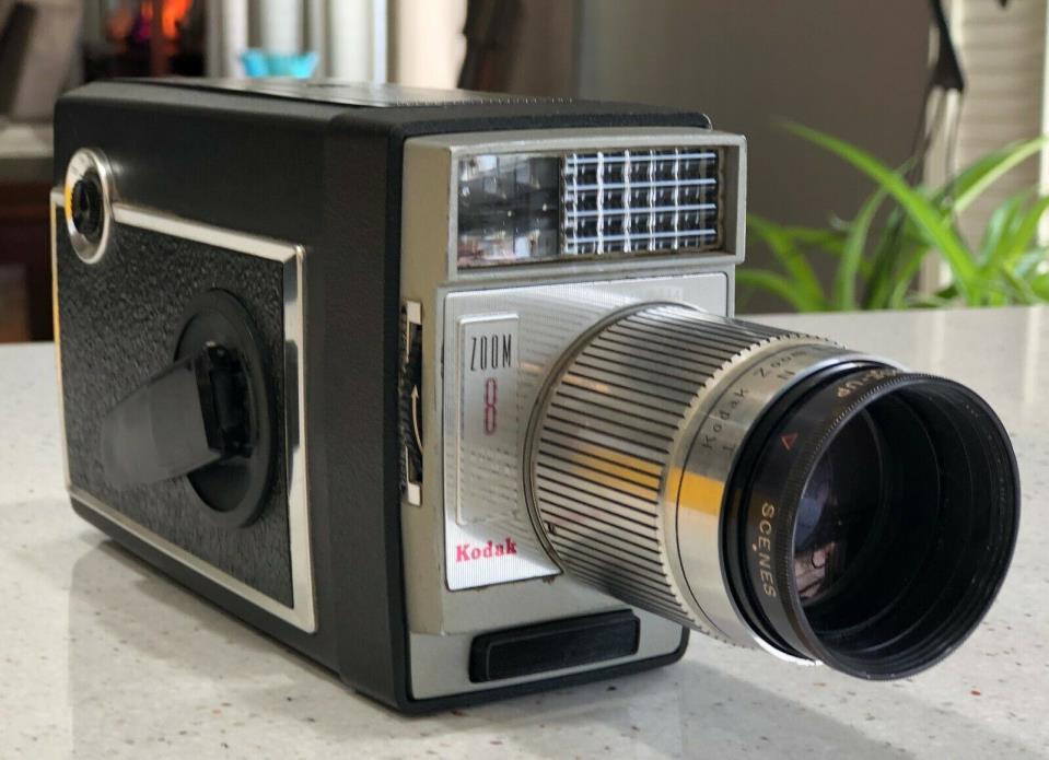 Vintage Kodak Zoom 8 Automatic Camera With Original Box. NOT Tested.