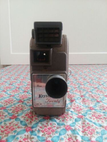 Vintage Keystone Twenty 8mm Camera Not Tested