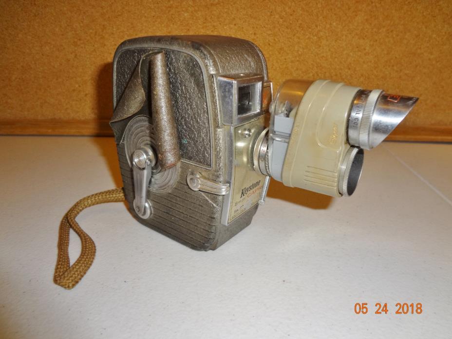 Vintage Keystone K25AX Capri 8 mm movie camera - for parts or repair