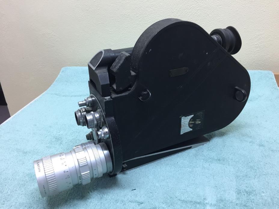 VINTAGE COLLECTORS CINE KODAK TURRET PAR PRODUCT OF HOLLYWOOD MOVIE CAMERA