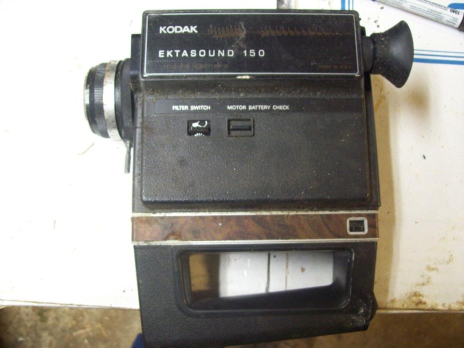 kodak ektasound 150 movie camera with mike and case