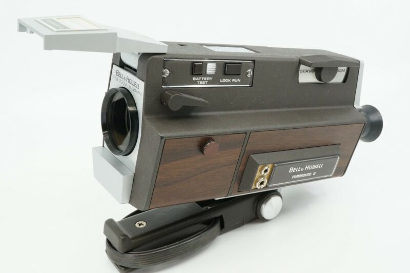 VINTAGE BELL & HOWELL FILMOSOUND 8 MOVIE CAMERA **SUPER 8 - TECHNICIAN CHECKED**