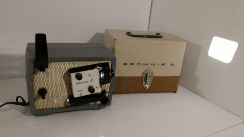 Vintage Eastman Kodak Brownie 8 Movie Camera Projector Carry Case Model 10 USA