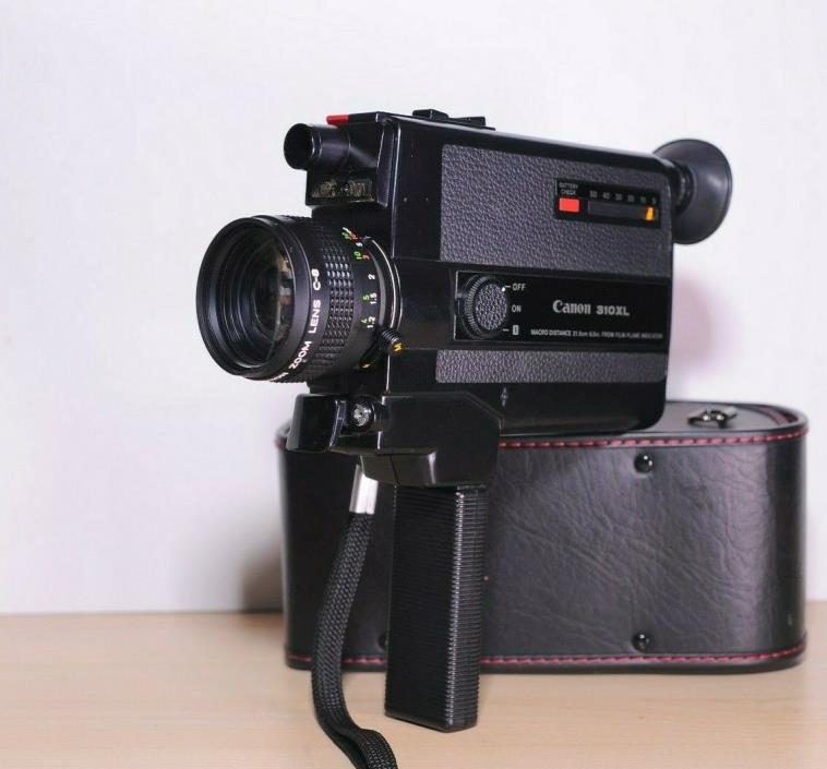 Canon 310XL 8mm Super 8 film camera, good shape works great! Clean Glass